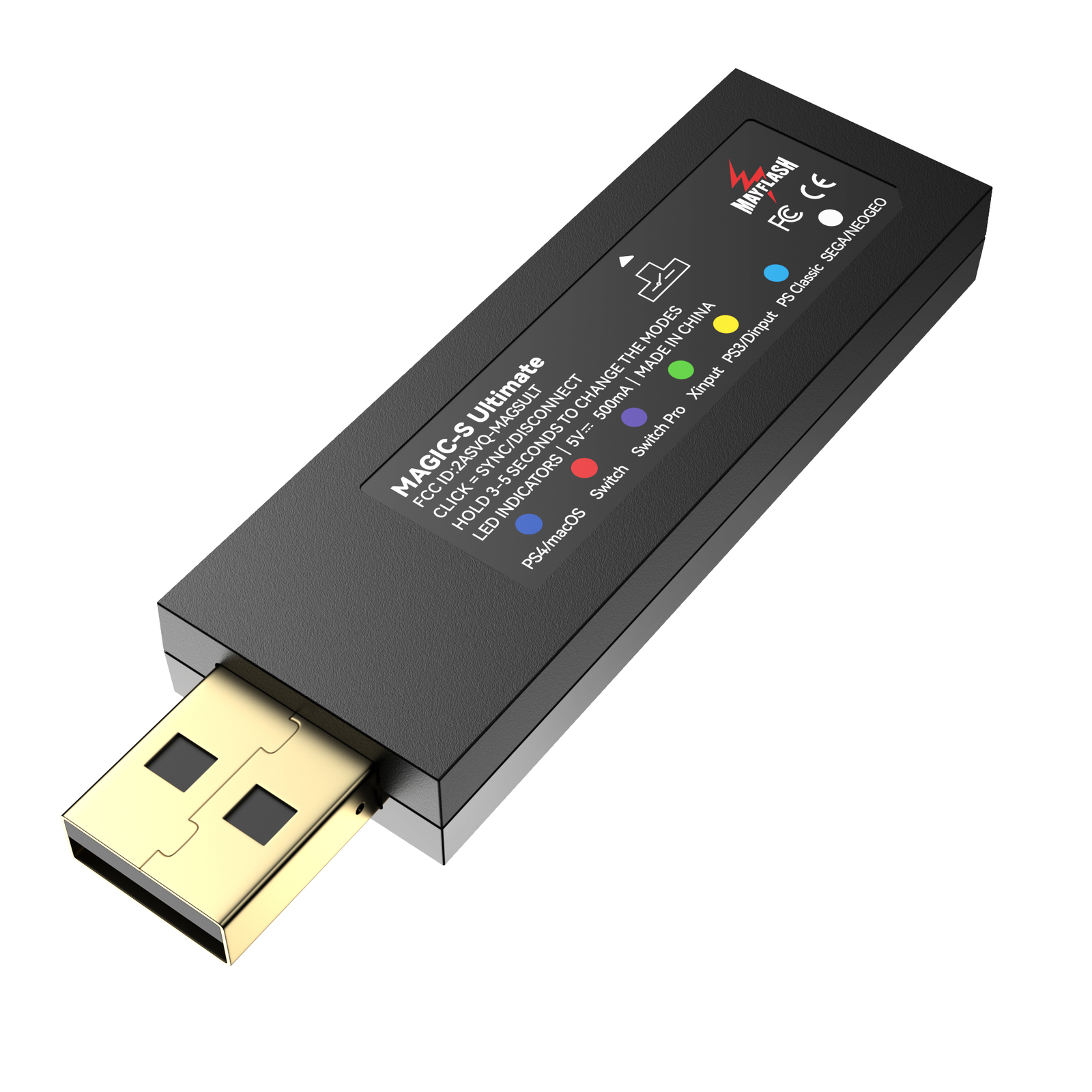 MAGIC-S Ultimate Wireless Bluetooth USB Adapter Mayflash PS4 Switch PC (163121)