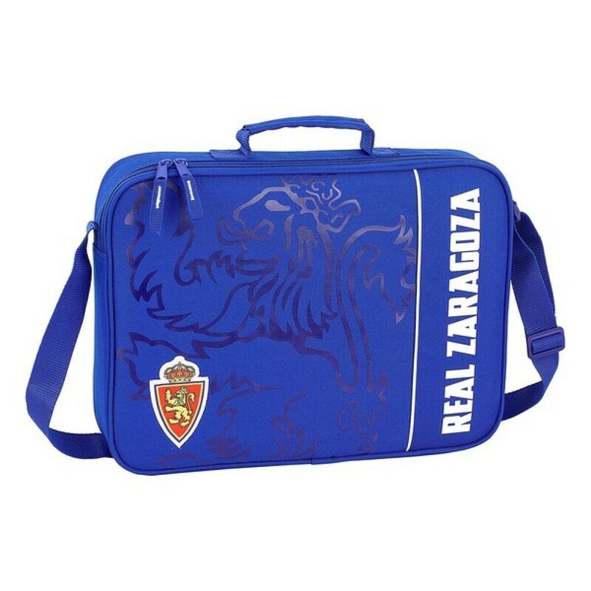 Borsa per la scuola Real Zaragoza Azzurro [38 x 28 x 6 cm]