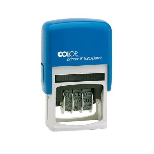Timbro Colop S220 autoinchiostrante datario -  carattere 4 mm datario piastra no