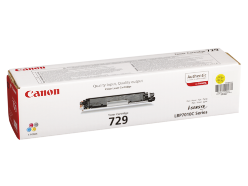 TONER CANON 729 GIALLO  ORIGINALE 4367B002 CANON LBP 7010C  CANON LBP 7018C