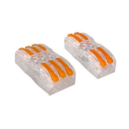 Aiqeer 30 Pezzi SPL-2 / SPL-3 Leva-Dado Cavo Connettore Kit, Bilaterale (U9a)