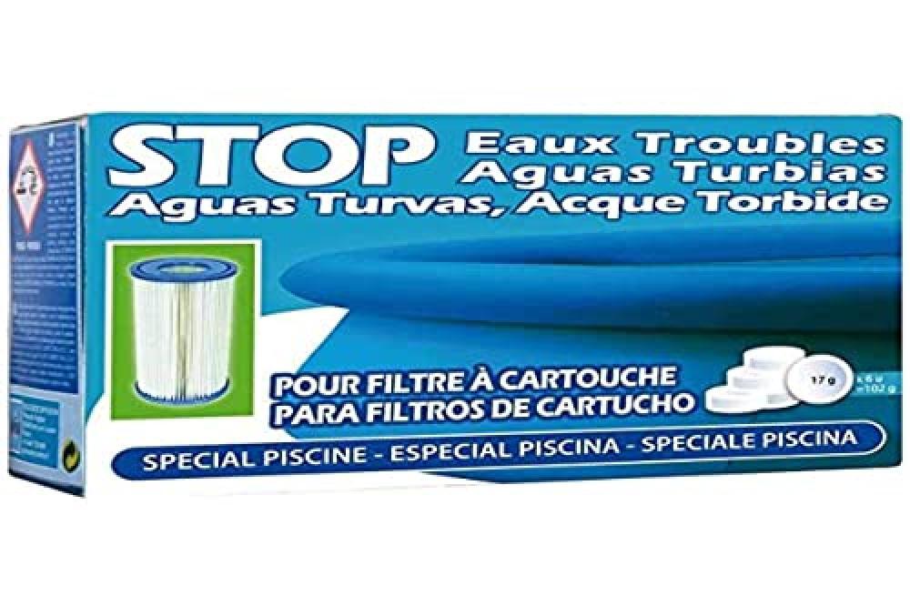 STOP AGUAS VERDES Y TURBIAS-Stop aguas turbias (para filtros cartucho) - NUOVO