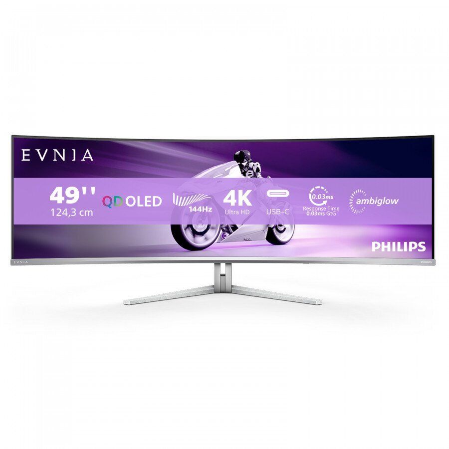 Philips 49'' MONITOR CURVO QD-OLED REG ALT