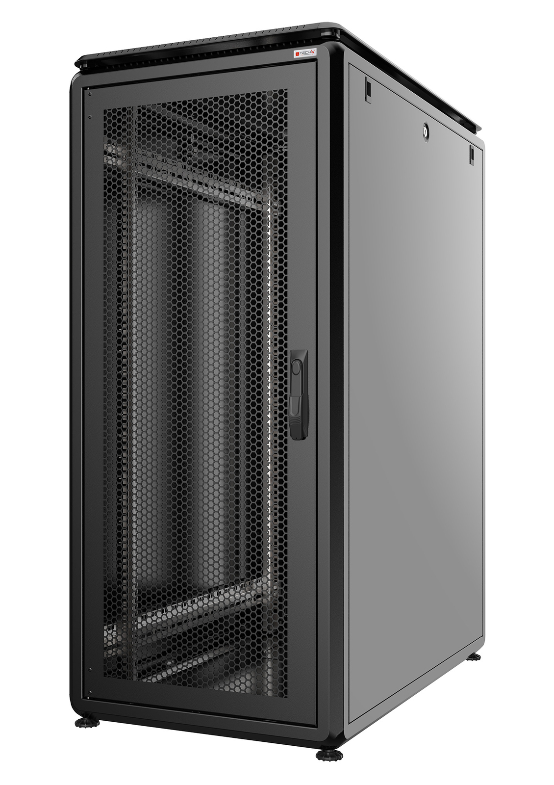 Techly Professional Armadio Server Rack 19'' 800x1000 42U Nero Porta Grigliata s
