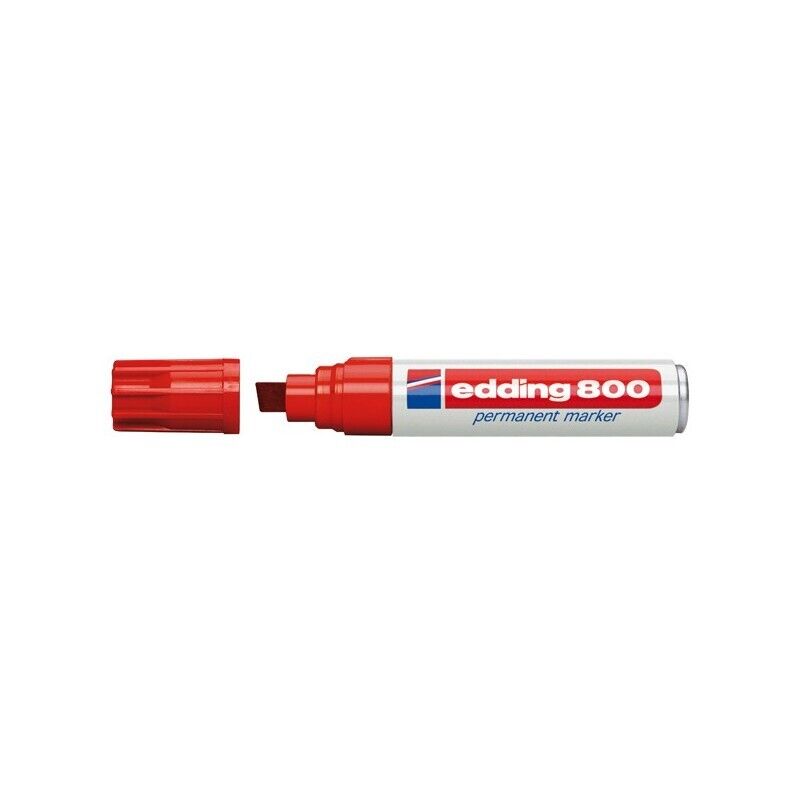 Marcatore EDDING 800 ROSSO PS 4-12 mm. PERMANENTE Marcatore permanente