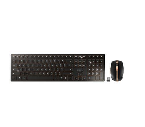CHERRY DW 9000 SLIM tastiera Mouse incluso RF senza fili + Bluetooth QWERTY Ingl