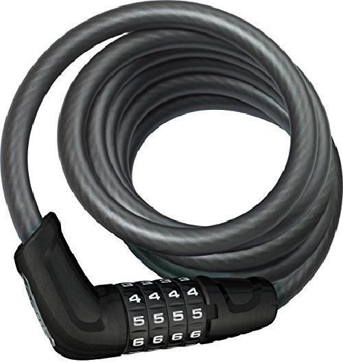 ABUS, 6512C Unisex Adulto, Nero, 180 cm