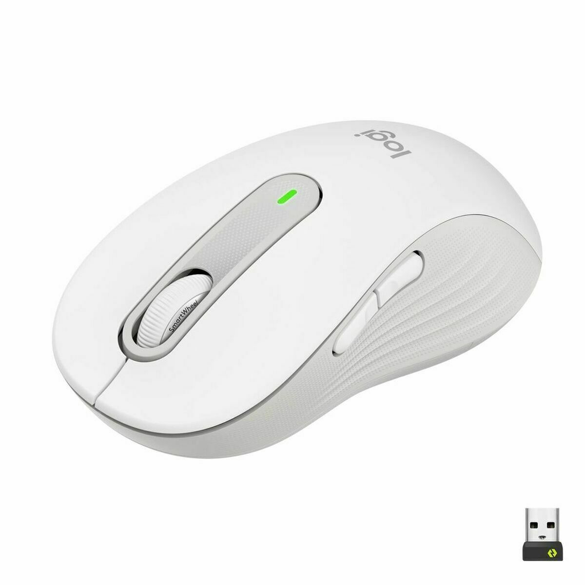 Mouse senza Fili Logitech M650 L Bianco Wireless
