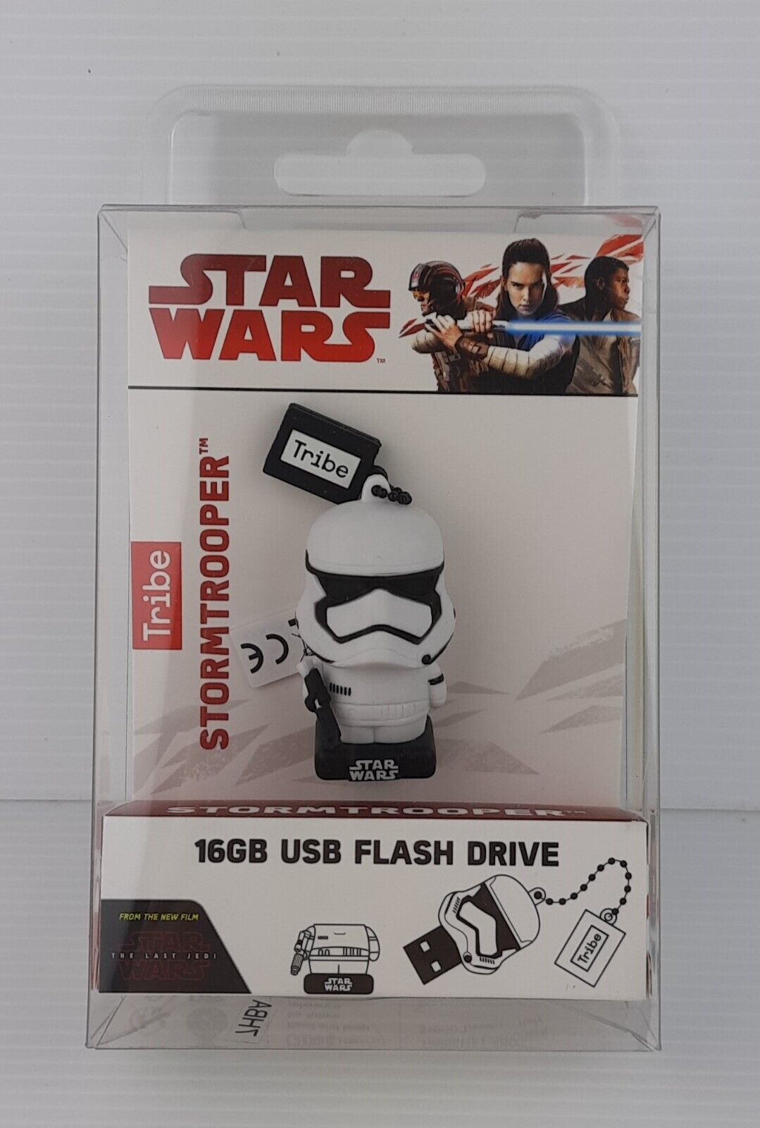 TRIBE STAR WARS STORMTROOPER 16GB USB FLASH DRIVE NUOVO