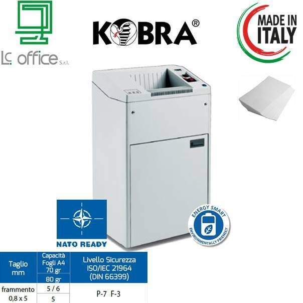 Distruggi Documenti Professionale KOBRA 260 HS/2-6