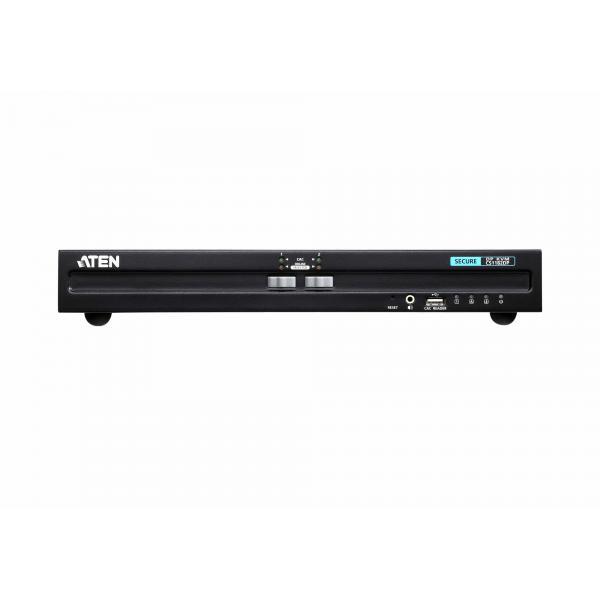ATEN CS1182DP-AT-X switch per keyboard-video-mouse (kvm) Montaggio rack Nero