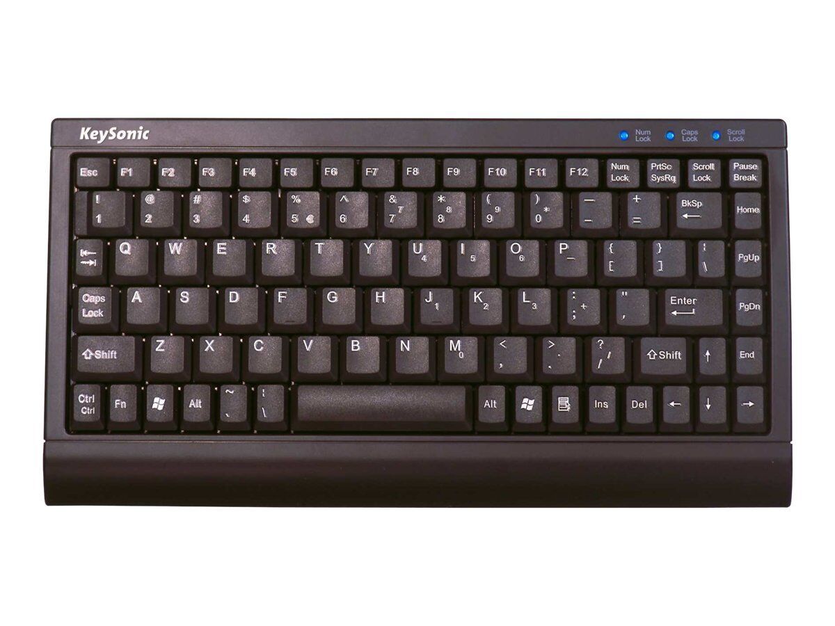 KeySonic ACK-595C+ Mini Cablato USB Nero Tastiera 12506 (GER)
