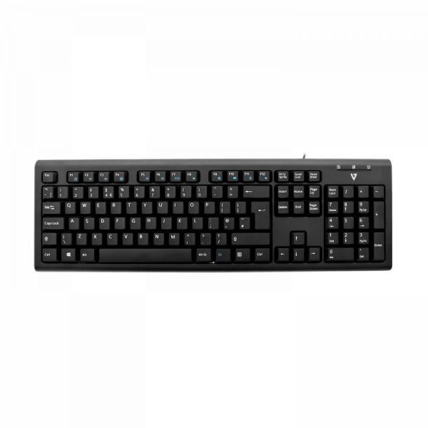 V7 - Input Devices TASTIERA USB LAYOUT INGLESE UK ENGLISH LAYOUT UK EN