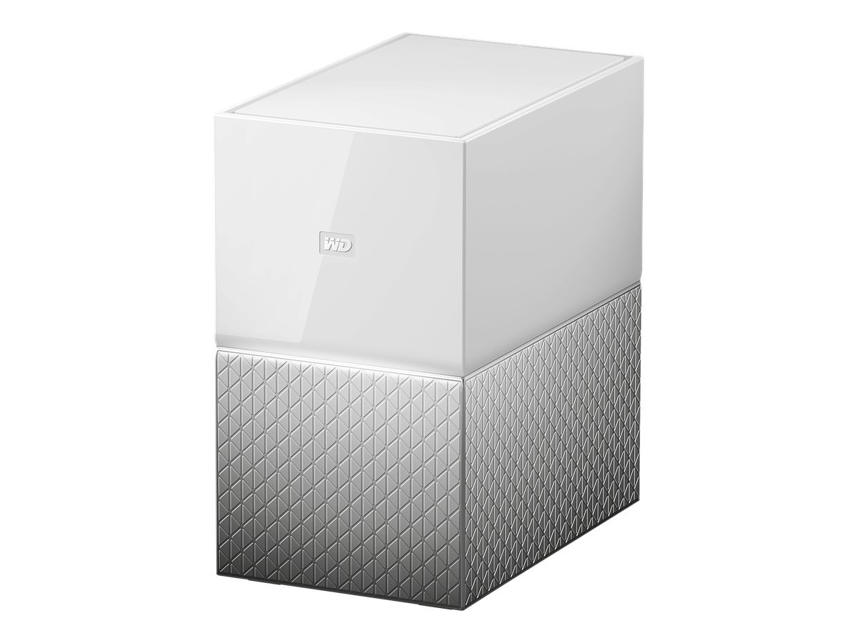 WD MY CLOUD HOME Duo 6 TB HDD 10,100,1000 Mbit/s Argento WDBMUT0060JWT-EESN