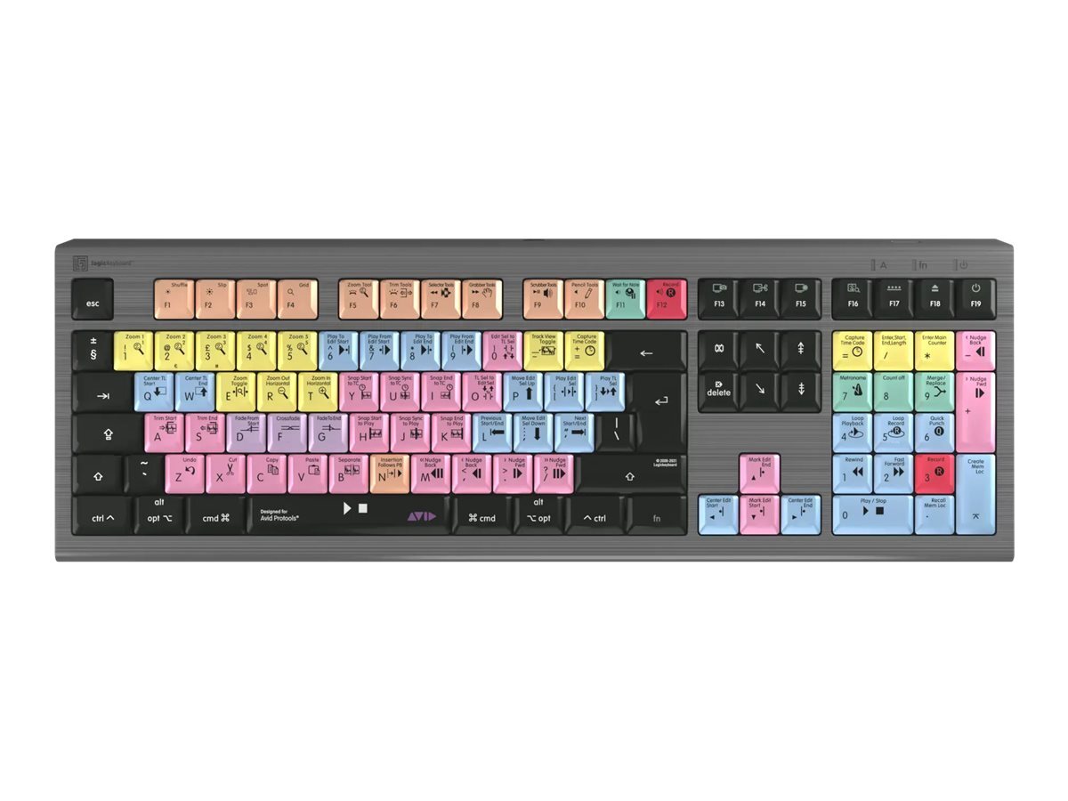 Logickeyboard ASTRA 2 Full-size (100%) USB Tasto con LKB-PT-A2M-UK