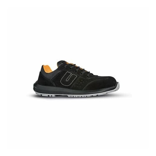 Scarpe antinfortunistiche in morbida pelle scamosciata Sun S1P SRC nere U-Power