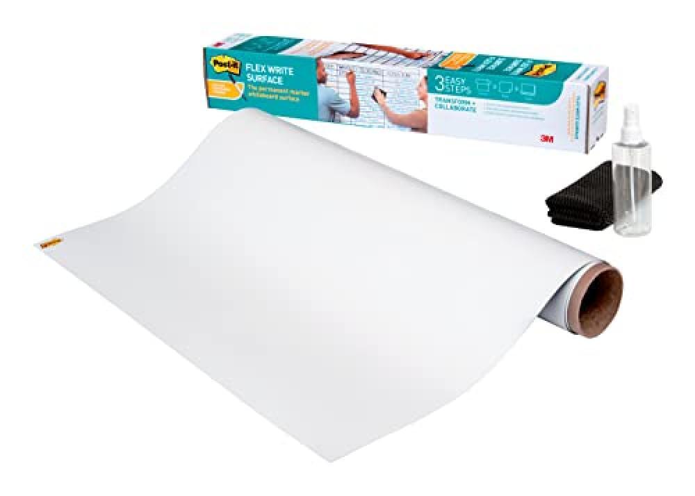 (TG. 3ft x 2ft) Post-It FWS3X2 Lavagna bianca per marcatori indelebili Flex Writ