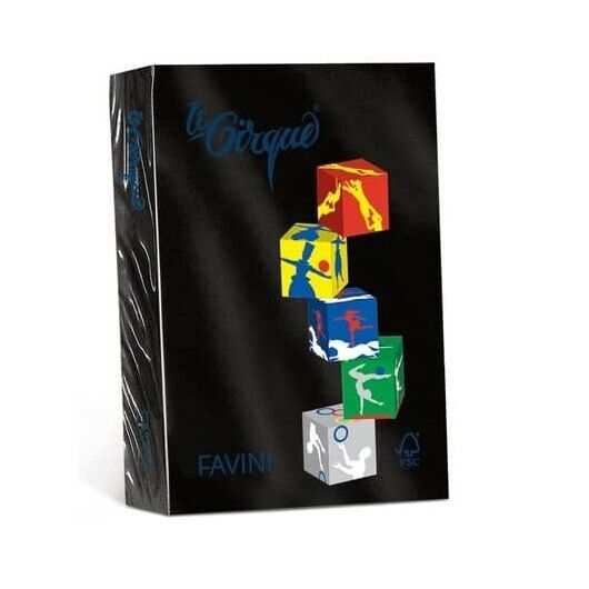 Carta colorata Favini Le Cirque A4 80 g/m² colori forti - risma da 500 fogli ner