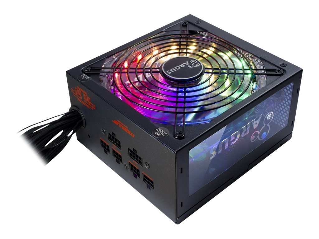 Inter-Tech Argus RGB-750W CM II 750 W 100 240 V 47 63 Hz Attivo 100 W 88882174