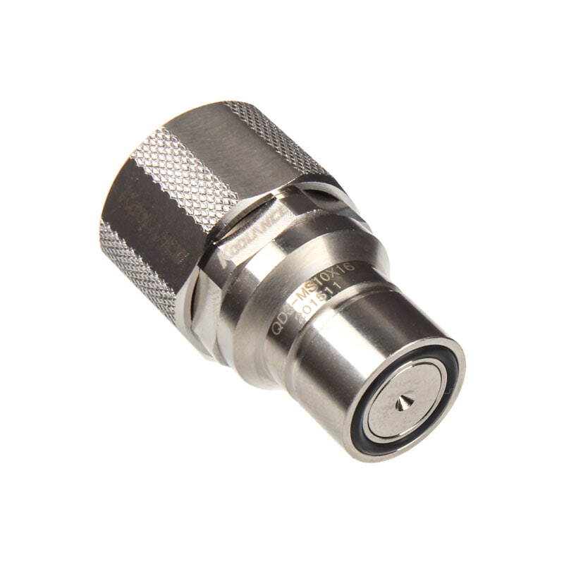 Koolance QD3 Schnellverschluss gerade männlich auf 16/10mm QD3-MS10X16