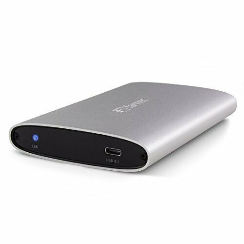FANTEC ALU-25U31 Case per dischi rigidi esterni SATA da 2,5" o SSD, USB (Y4c)