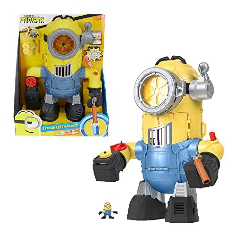 Fisher-Price Imaginext-Playset e Robot Minions, con Funzione Pugni e Personaggio