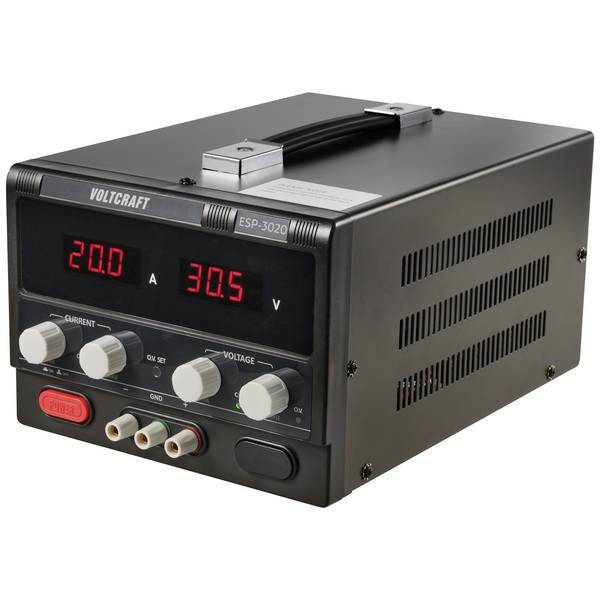 VOLTCRAFT VC-12609900  ESP-3020 Alimentatore da laboratorio regolabile 0 - 30 V/
