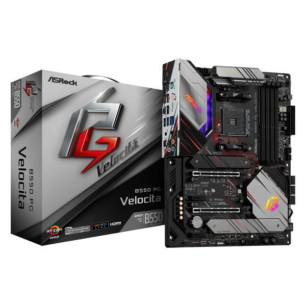 Asrock B550 PG Velocita AMD B550 Socket AM4 ATX (B550 PG VELOCITA ATX 4 DDR4 M4