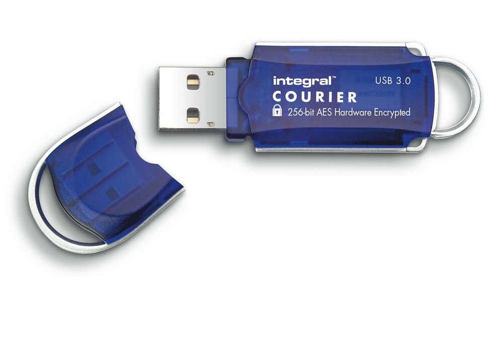 32GB Integral Courier FIPS197 Crittografia USB 3.0 Flash crittografia 256 bit