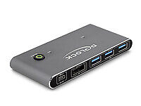 Delock 18646 2-Port KVM Switch DisplayPort Kvm switch 2-port Kvm switch 18646