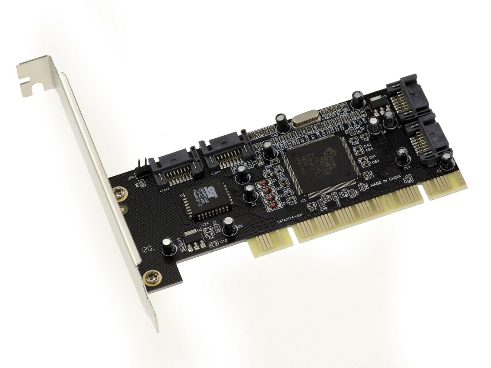 Scheda PCI Raid SATA 4 Porte - Dischi Isolato O Grappolo Raid 0 1 0+1 - SIL3114