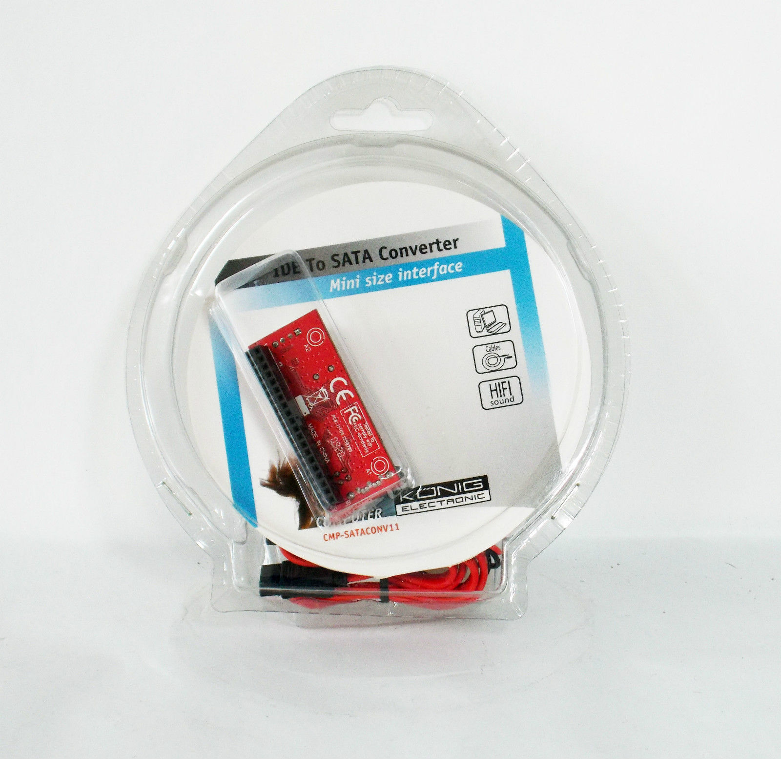 KONIG CMP-SATACONV11 ADATTATORE CONVERTER PER DISPOSITIVO IDE / INTERFACCIA SATA
