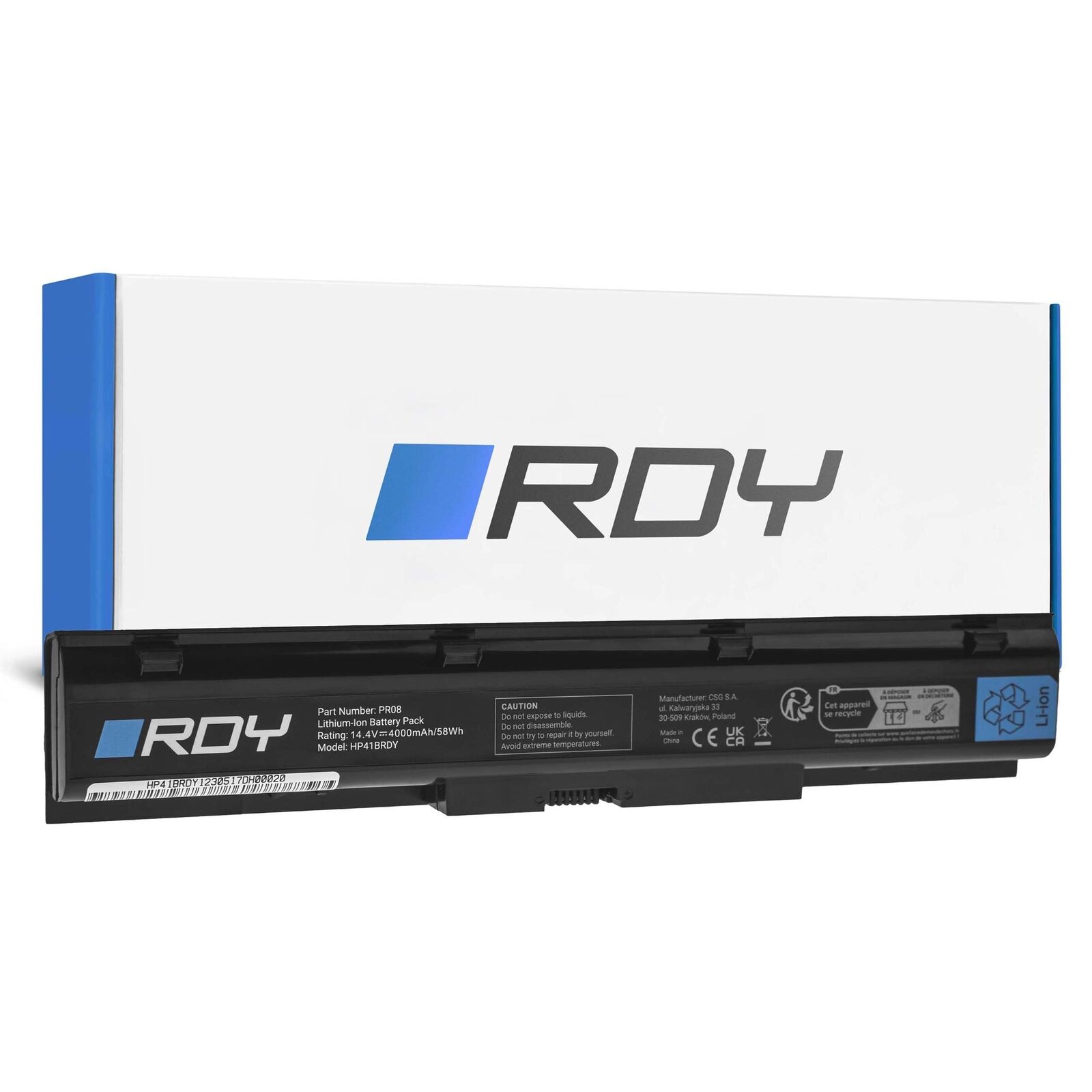 RDY Batteria PR08 633807-001 HSTNN-LB2S HSTNN-IB2S HSTNN-IB25 QK647AA (Y4i)