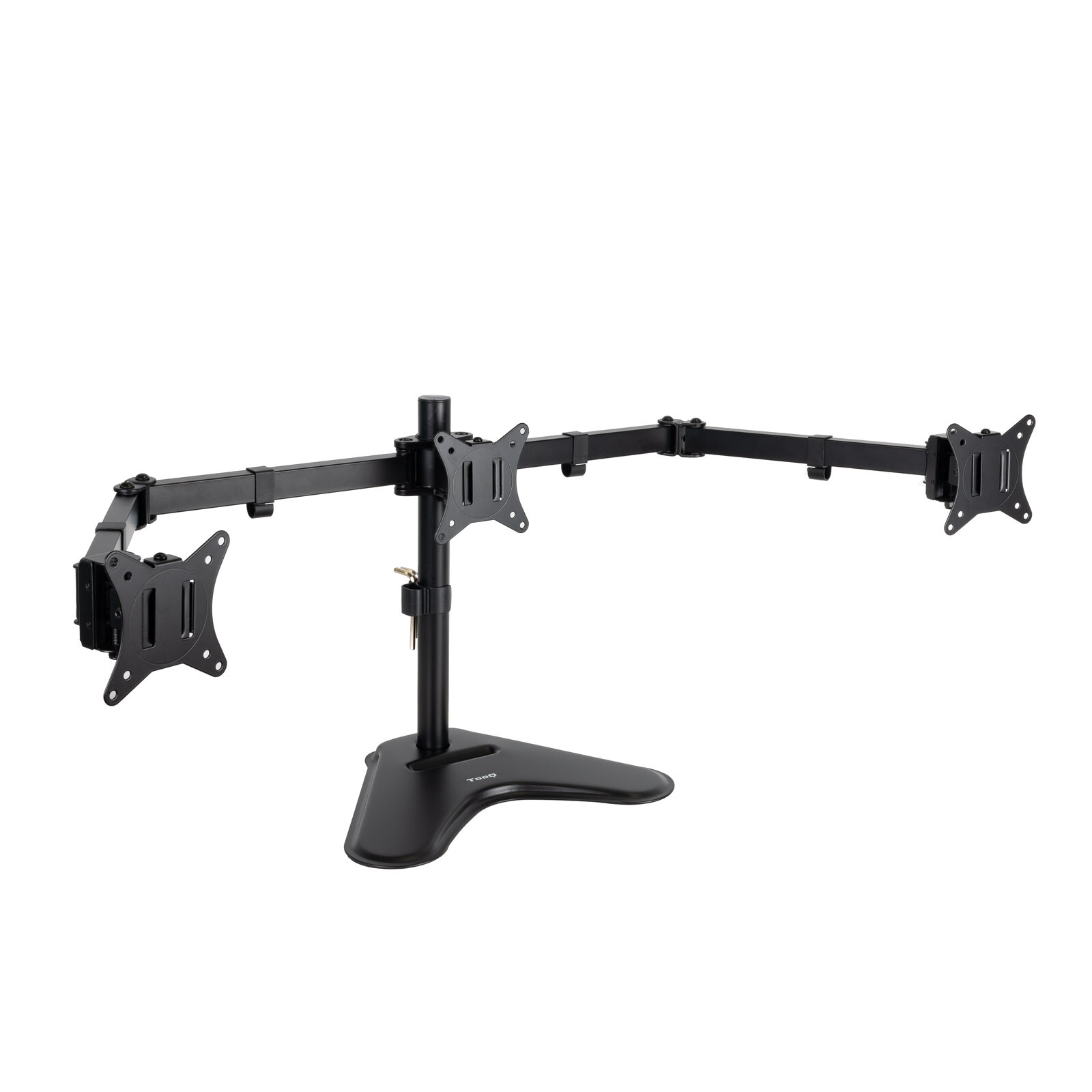 Tooq Soporte Mesa Pantalla - Giro 180º - Inclinable - 3 Brazos 17-27  - Color Ne