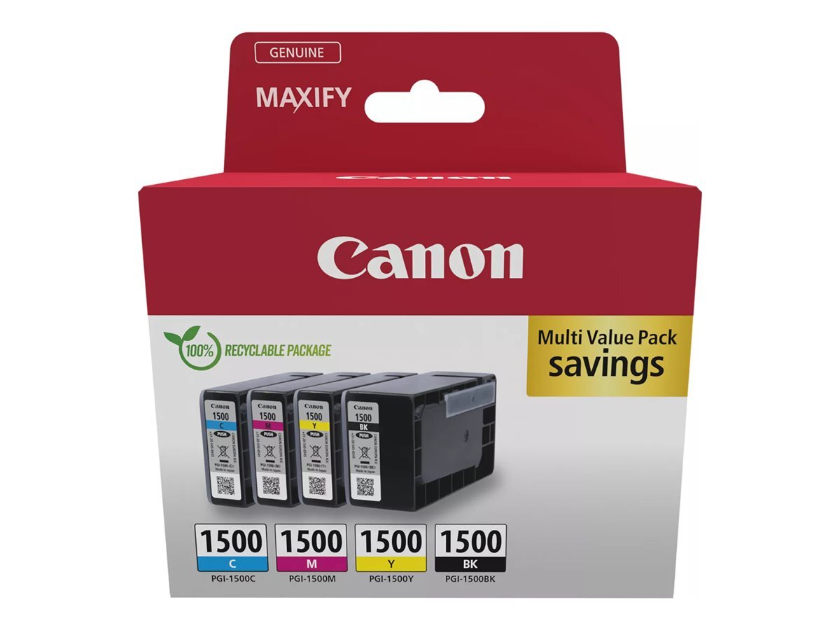 Canon PGI-1500 Ink Cartridge BK/C/M/Y MULTI Tintenpatrone CANON 9218B006
