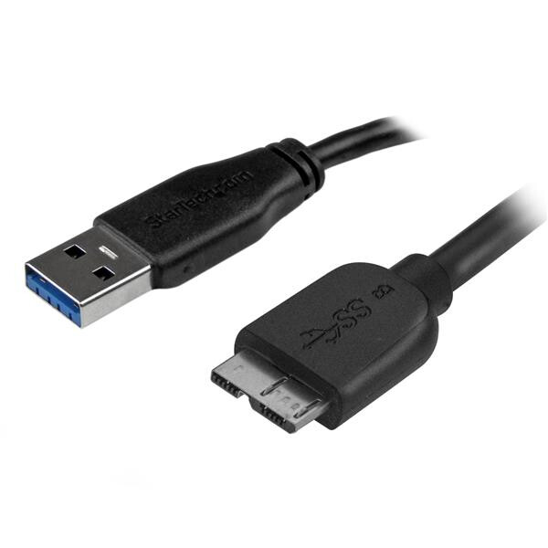 Startech - Cables CAVO USB 3.0 TIPO A A MICRO B SLIM AD ALTA VELOCIT - 2M