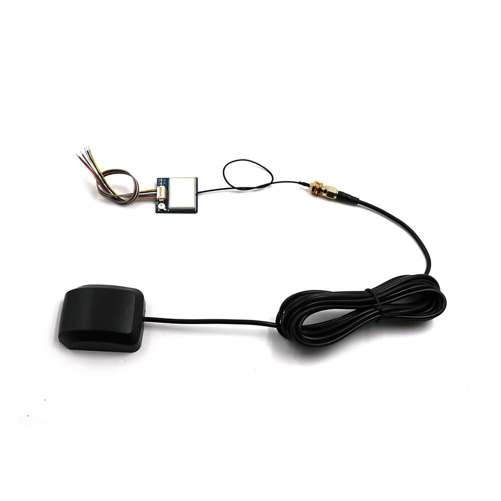 Iegefirm GNSS -232 NMEA-0183 GPS GLONASS Doppio Modulo con Antenna GPS (W7g)
