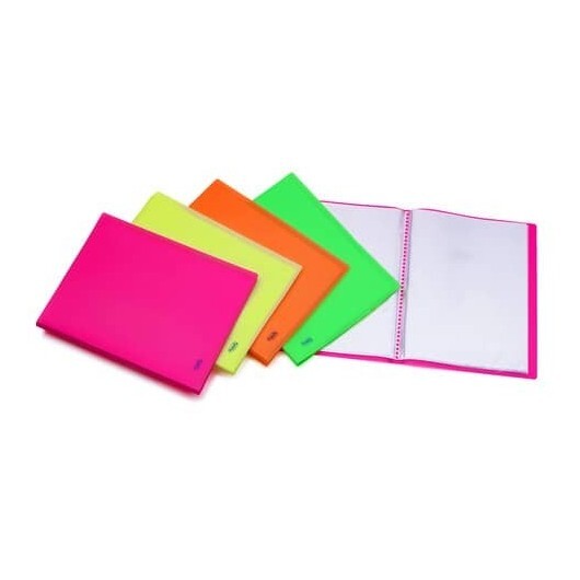 Portalistini Favorit Neon assortiti in PPL formato 22x30 cm 60 buste interne fis