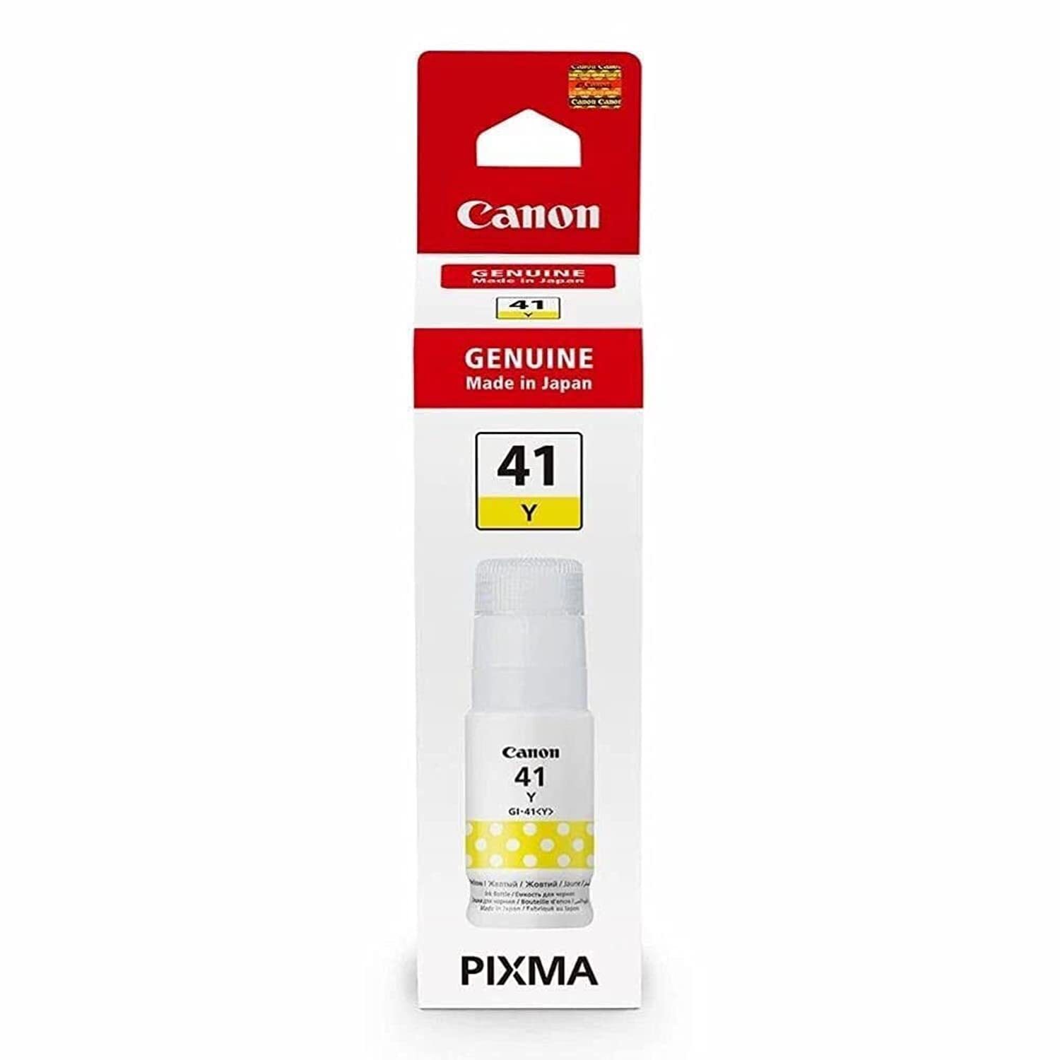 Canon GI 41 Y - Yellow - original - ink refill - for PIXMA G1420, G2420, G2460,