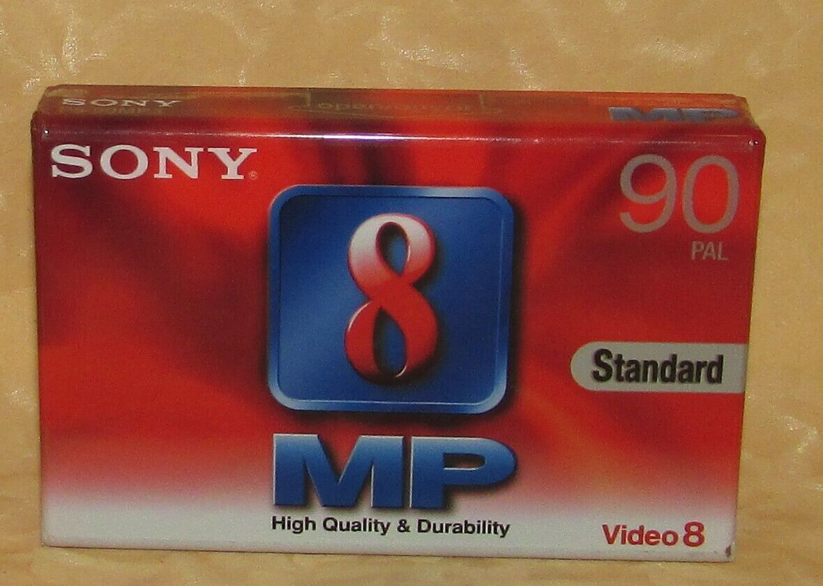 VIDEO CASSETTA SONY VIDEO8 PAL MP 90MIN SP-180 MIN LP cod.25307