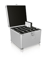 ICY BOX IB-AC628 Suitcase case Alluminio Argento 2.5,3.5" 240 mm 200 mm IB-AC628