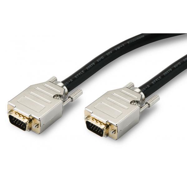 Kindermann 7496000120 cavo VGA 20 m VGA (D-Sub) Nero