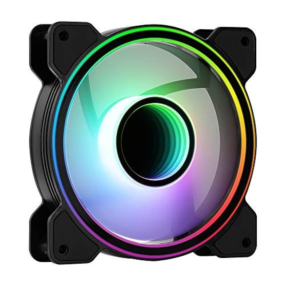 Aerocool MIRAGE12, PC 120mm Fan, ARGB, 6-Pin, SOP idraulico, Silenzioso - NUOVO