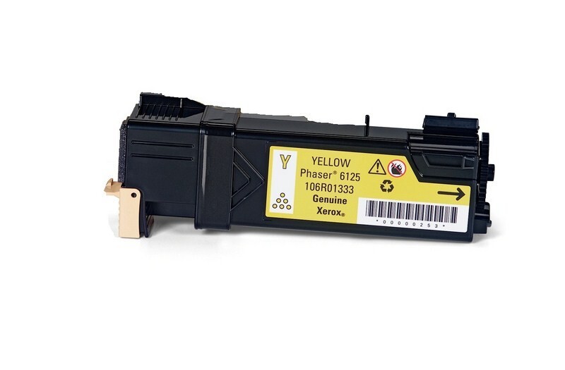 TONER 6125 GIALLO COMPATIBILE PER XEROX PHASER 6125, 6125 N 106R01333 CAPACITA 1