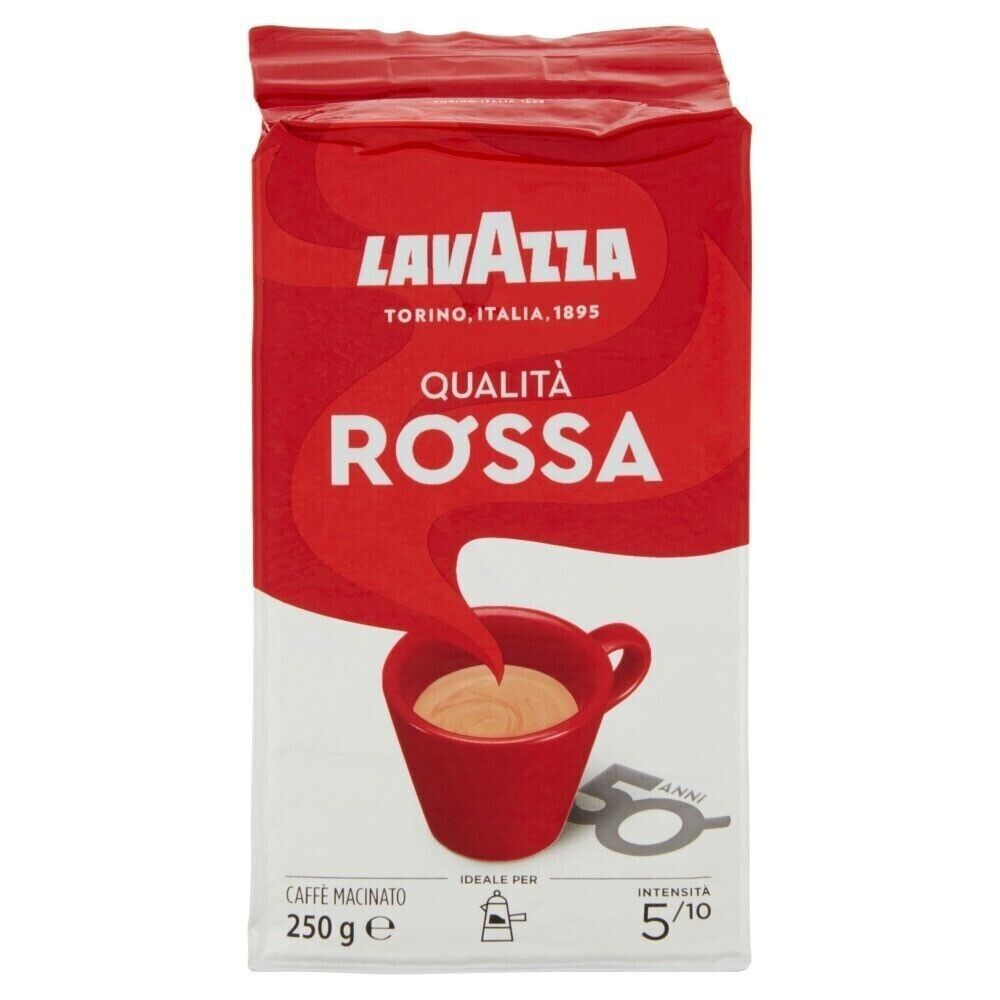 Lavazza - Caffè macinato Qualità Rossa, 12 confezioni