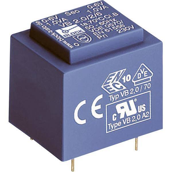Block vb 2,0/1/18 trasformatore per pcb 1 x 230 v 18 v/ac 2 va 111 ma