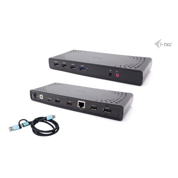 i-tec CADUALHDMIDOCKPDUK replicatore di porte e docking station per laptop Cabla