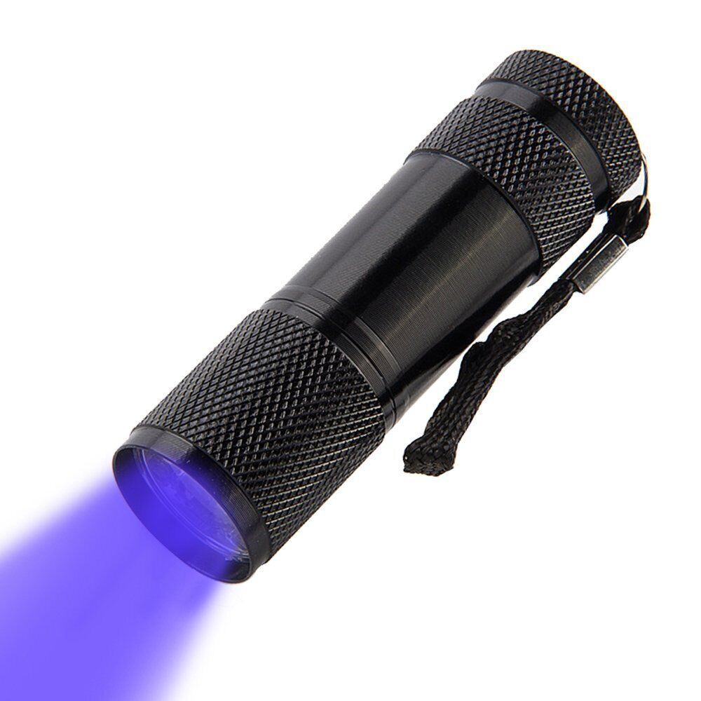 Pocketman 9 LED Ultra Violet LED Flashlight/Blacklight, torcia UV LED, (F7C)