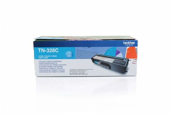 TP TONER ORIGINALE BROTHER TN-328C TN328C CIANO