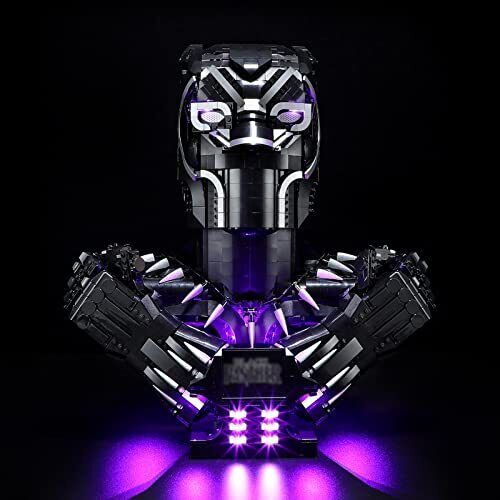 LIGHTAILING Kit di Illuminazione a LED per Lego- 76215 Black-Panther (p8b)